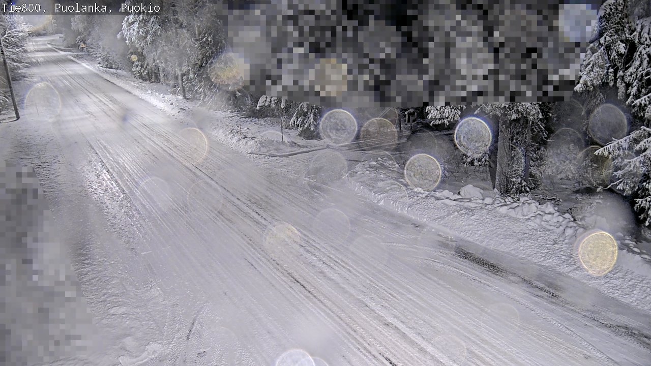 Weather Camera Image Road 800 Puolanka, Puokio, Puolanka, Kainuu