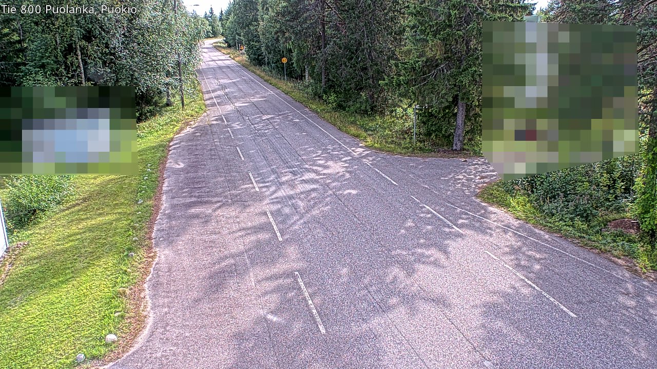 Weather Camera Image Road 800 Puolanka, Puokio, Puolanka, Kainuu