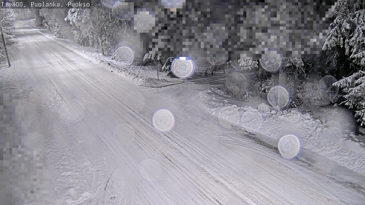 Weather Camera Image Road 800 Puolanka, Puokio, Puolanka, Kainuu