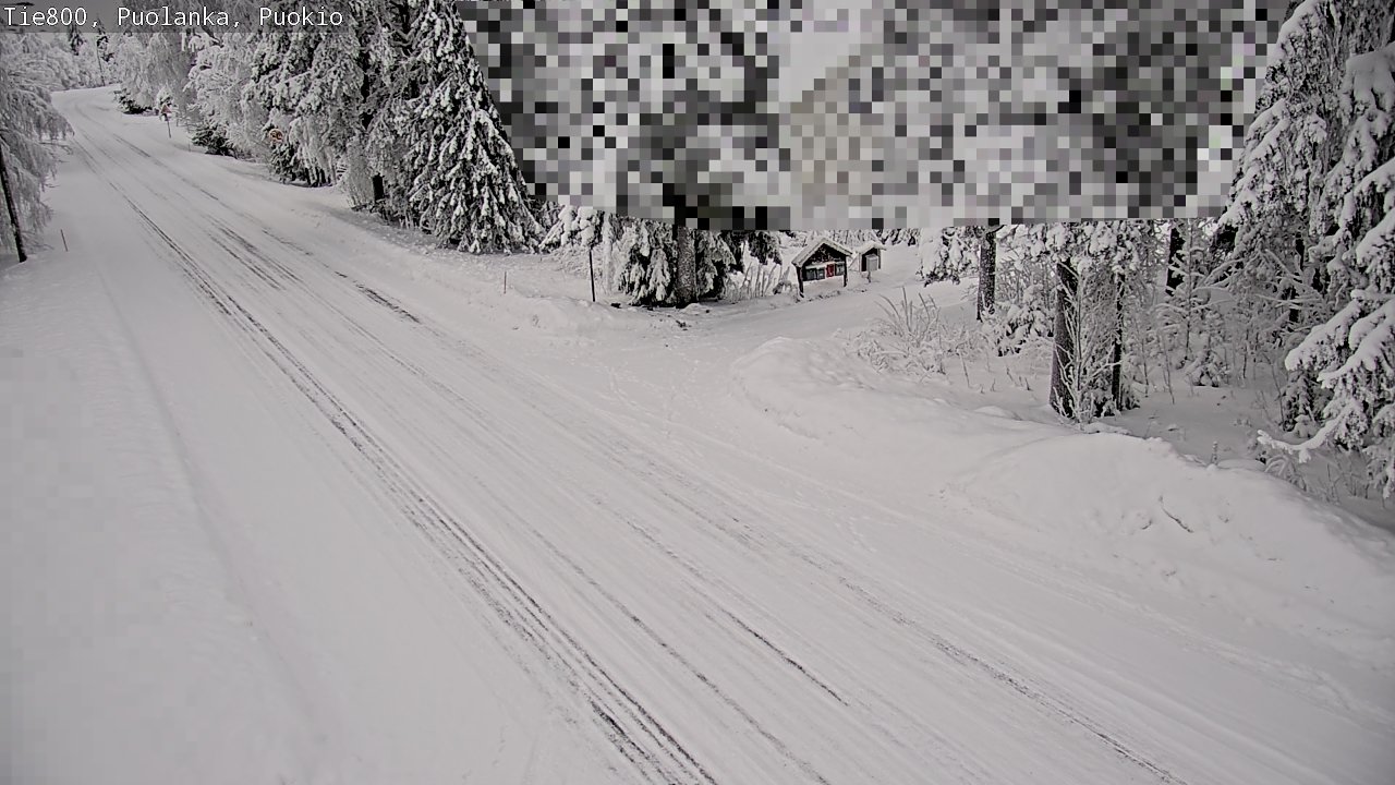 Weather Camera Image Road 800 Puolanka, Puokio, Puolanka, Kainuu