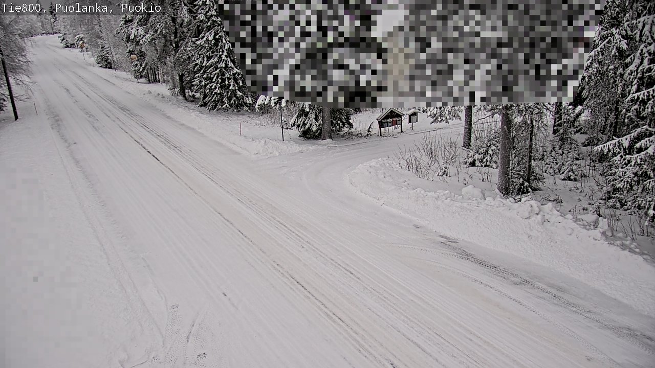 Weather Camera Image Road 800 Puolanka, Puokio, Puolanka, Kainuu