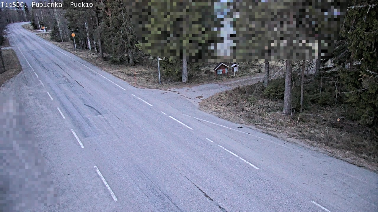 Weather Camera Image Road 800 Puolanka, Puokio, Puolanka, Kainuu