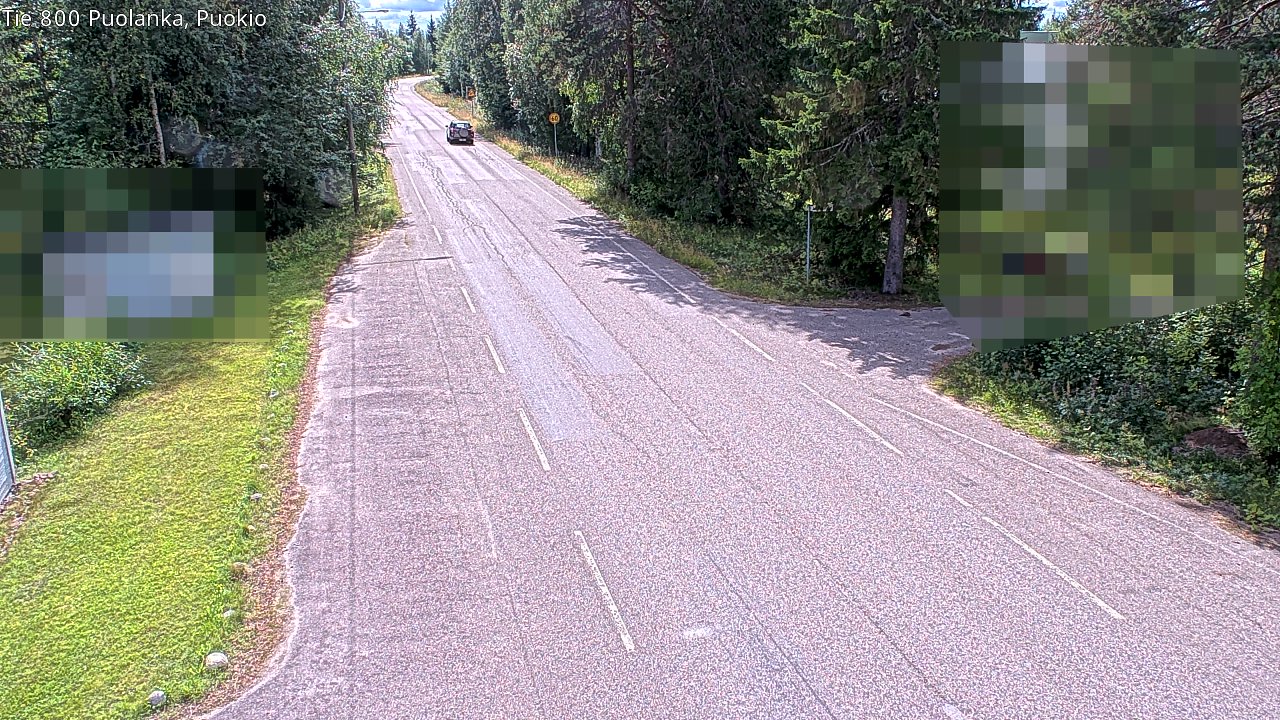 Weather Camera Image Road 800 Puolanka, Puokio, Puolanka, Kainuu