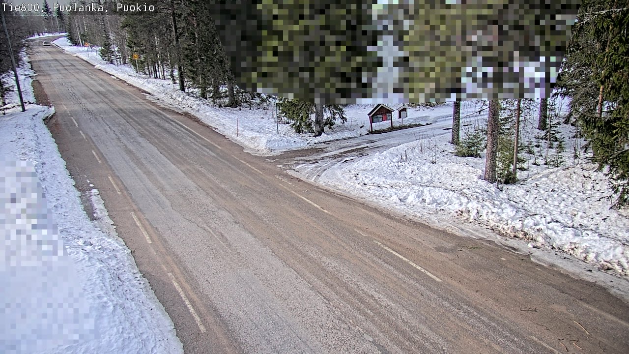 Weather Camera Image Road 800 Puolanka, Puokio, Puolanka, Kainuu