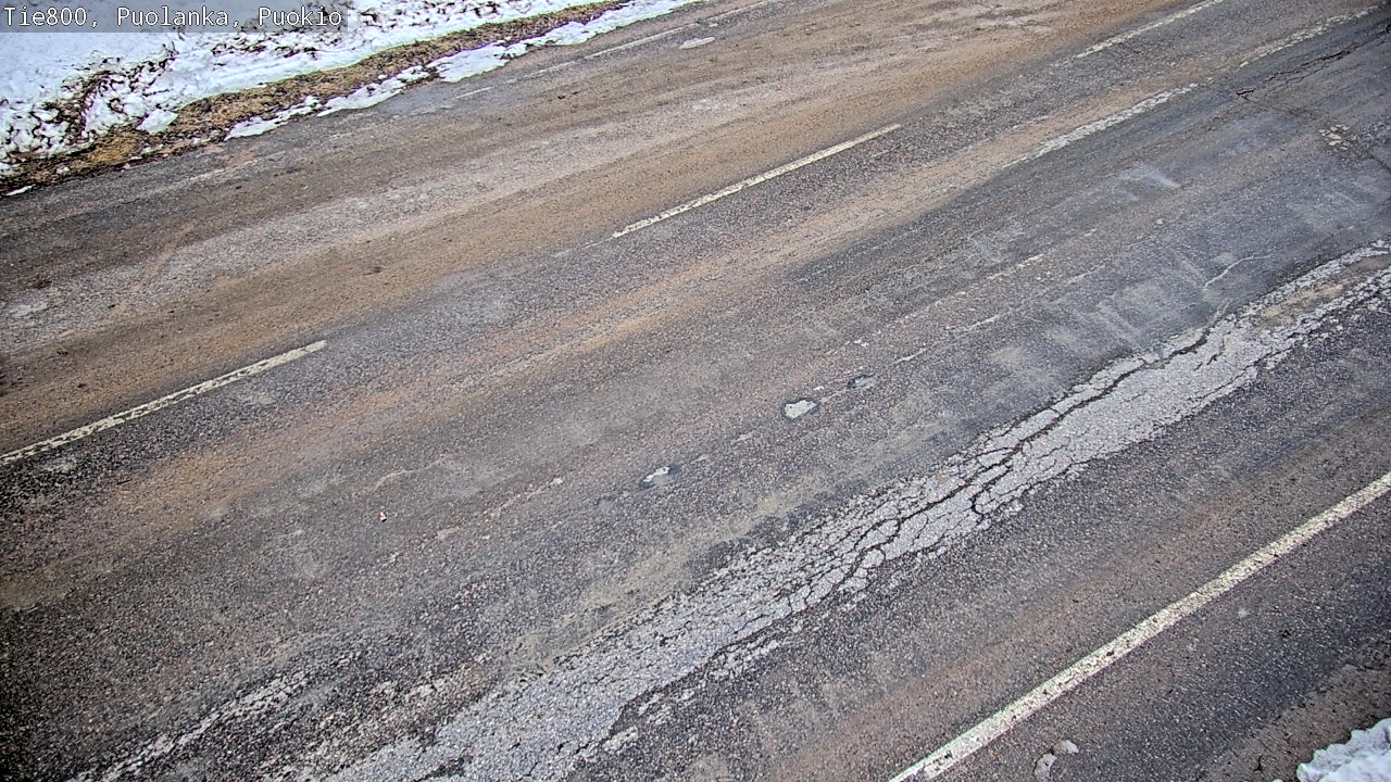 Weather Camera Image Road 800 Puolanka, Puokio, Puolanka, Kainuu