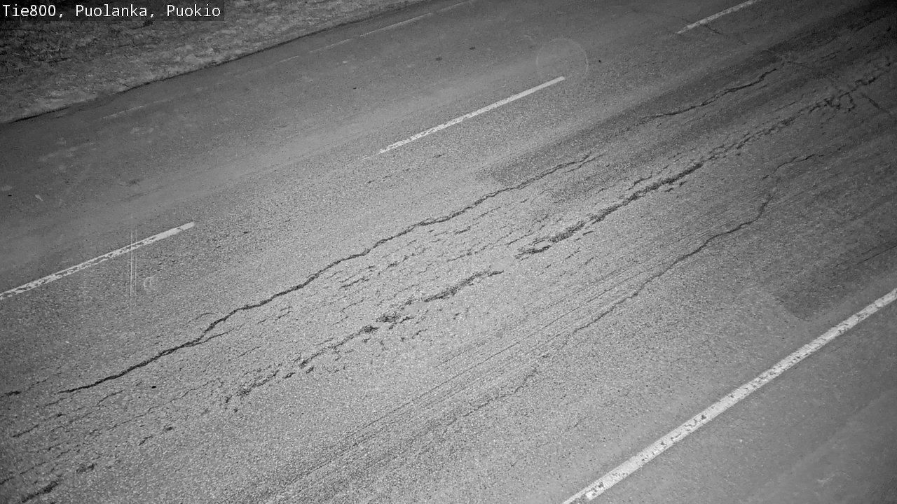 Weather Camera Image Väg 800 Puolanka, Puolanka_Puokio, Puolanka, Kainuu