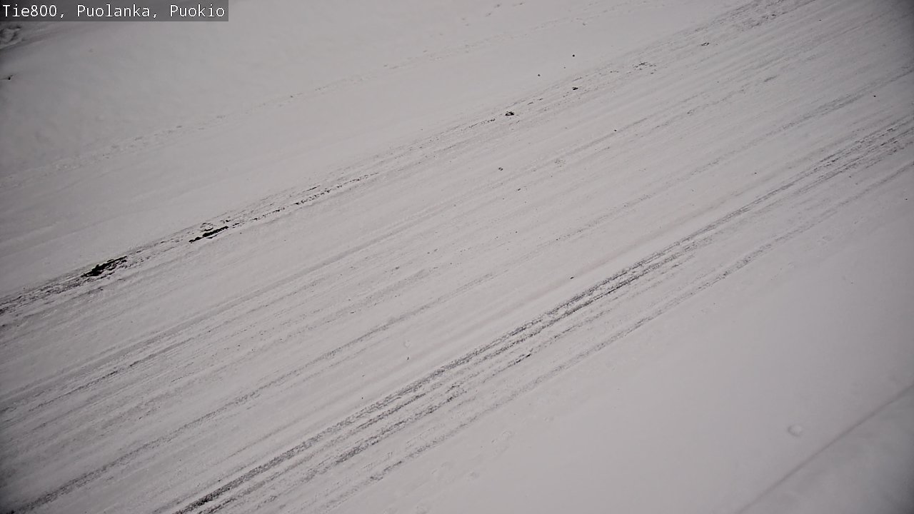 Weather Camera Image Väg 800 Puolanka, Puolanka_Puokio, Puolanka, Kainuu