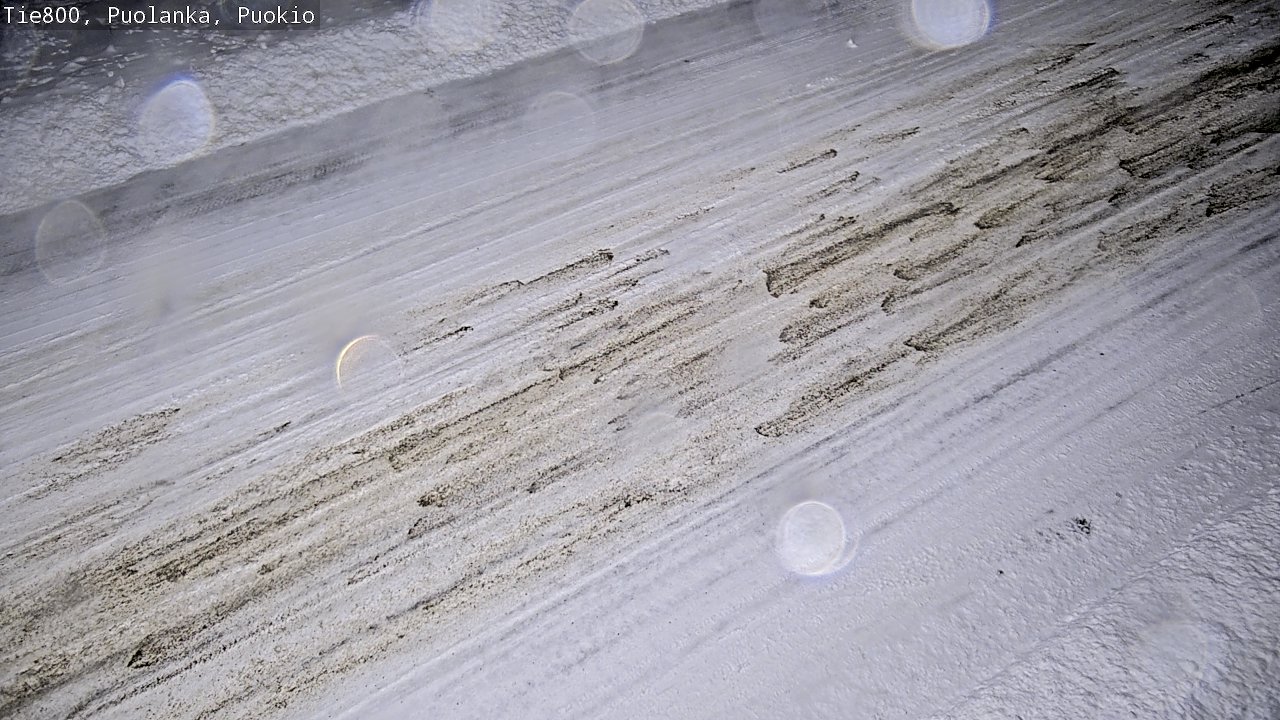 Weather Camera Image Road 800 Puolanka, Puokio, Puolanka, Kainuu