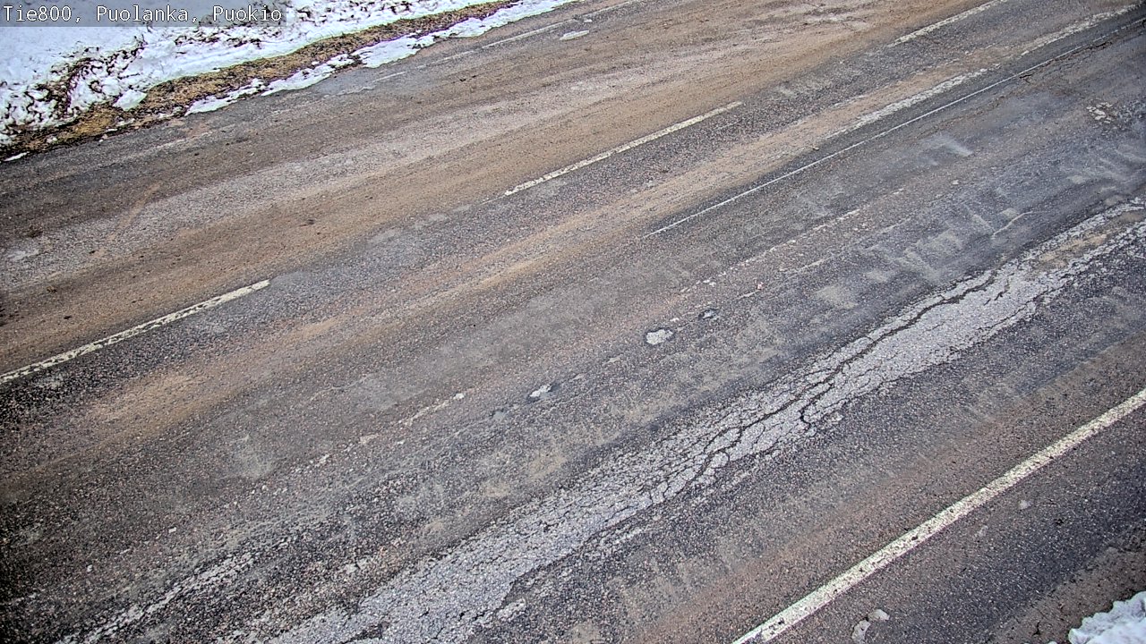 Weather Camera Image Road 800 Puolanka, Puokio, Puolanka, Kainuu