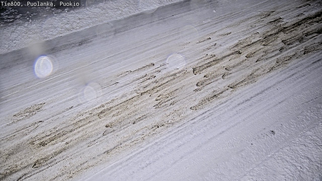 Weather Camera Image Road 800 Puolanka, Puokio, Puolanka, Kainuu