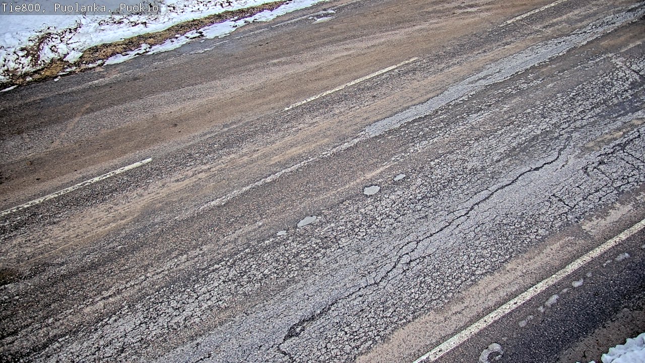 Weather Camera Image Väg 800 Puolanka, Puolanka_Puokio, Puolanka, Kainuu