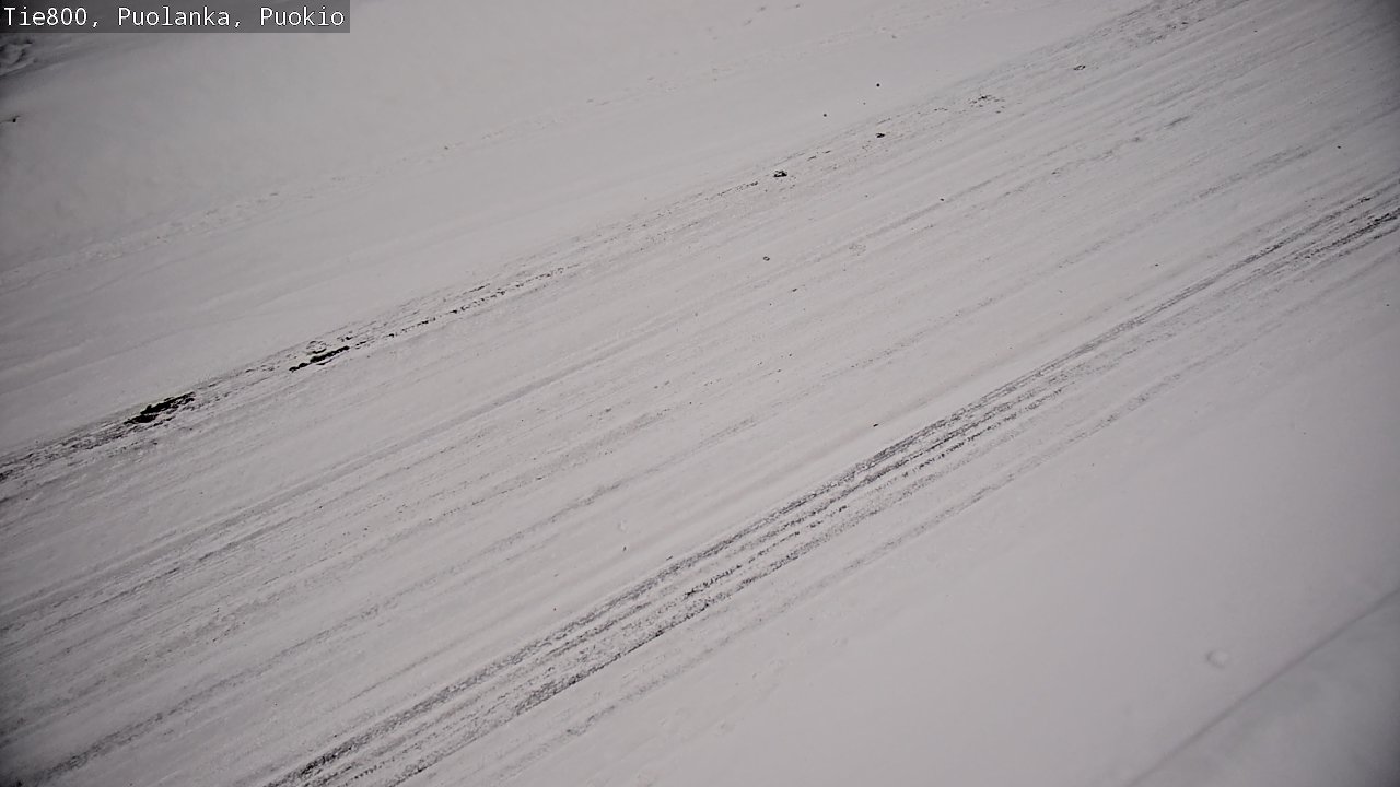 Weather Camera Image Väg 800 Puolanka, Puolanka_Puokio, Puolanka, Kainuu