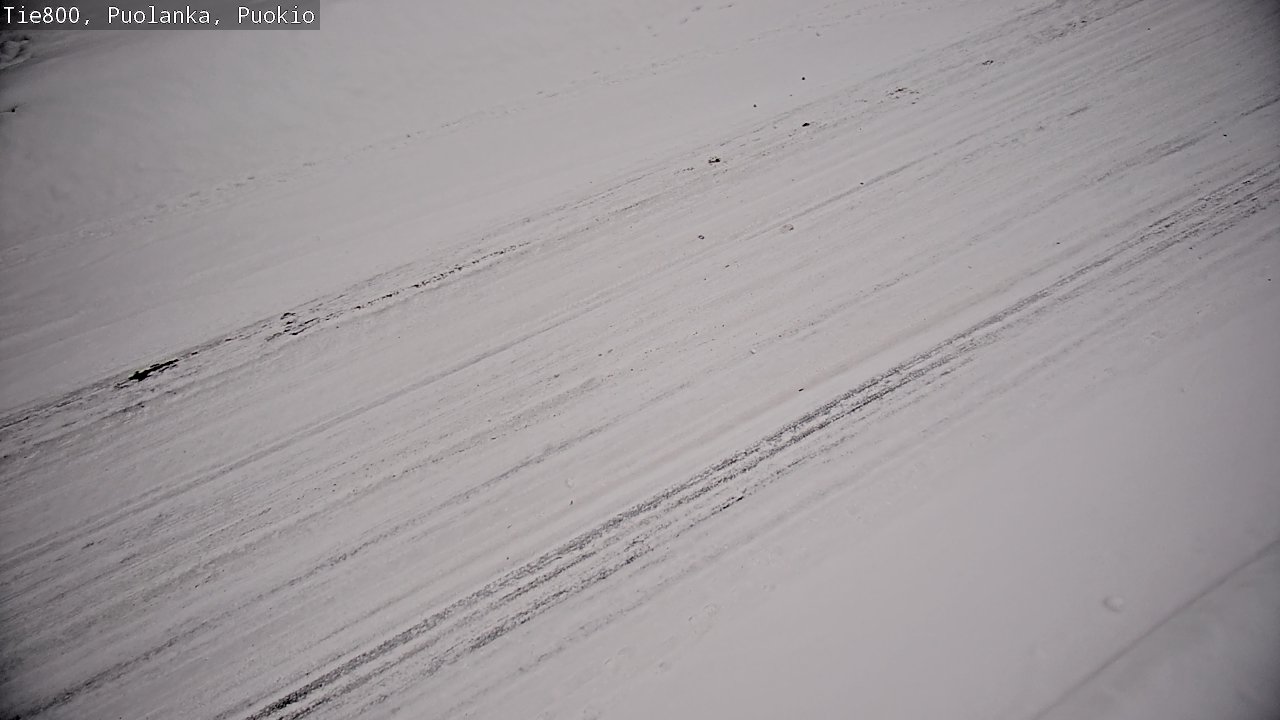 Weather Camera Image Väg 800 Puolanka, Puolanka_Puokio, Puolanka, Kainuu