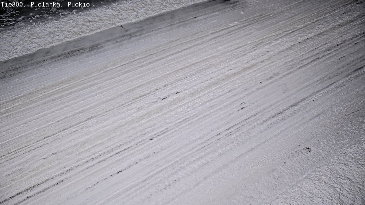 Weather Camera Image Road 800 Puolanka, Puokio, Puolanka, Kainuu