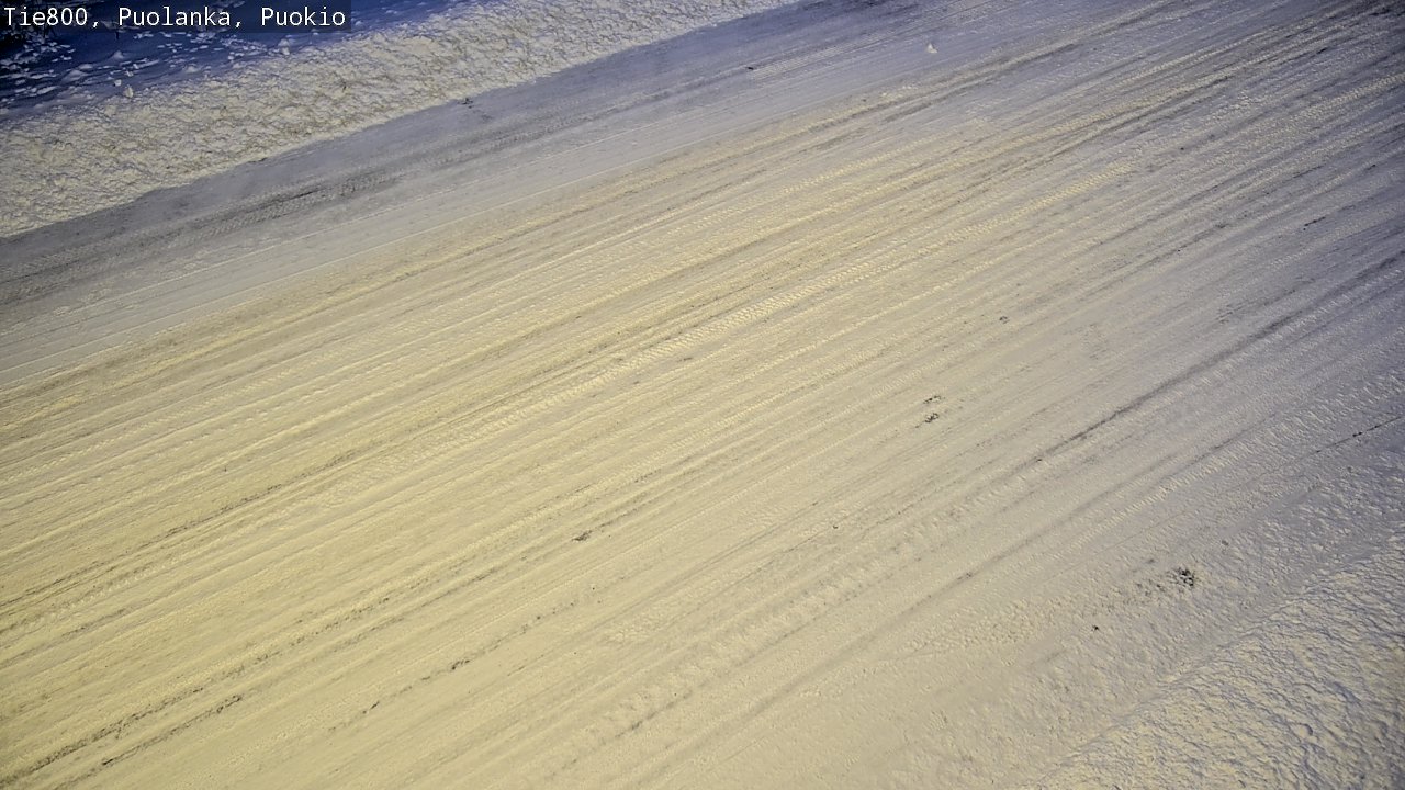 Weather Camera Image Road 800 Puolanka, Puokio, Puolanka, Kainuu
