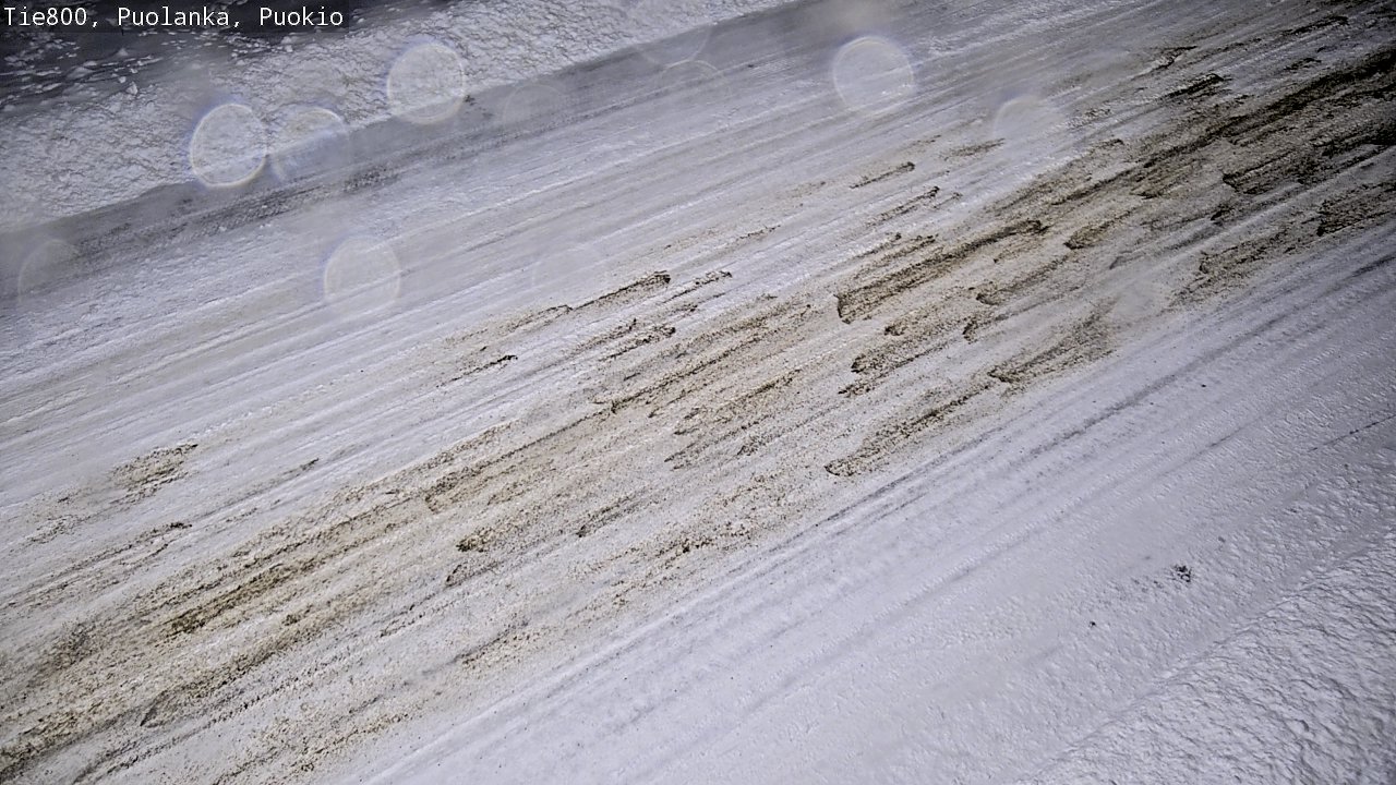 Weather Camera Image Road 800 Puolanka, Puokio, Puolanka, Kainuu