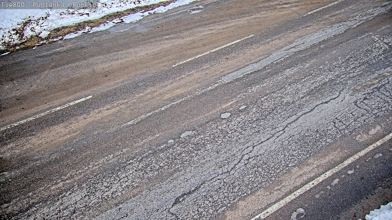 Weather Camera Image Väg 800 Puolanka, Puolanka_Puokio, Puolanka, Kainuu