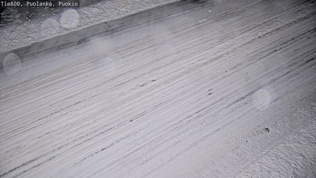 Weather Camera Image Road 800 Puolanka, Puokio, Puolanka, Kainuu