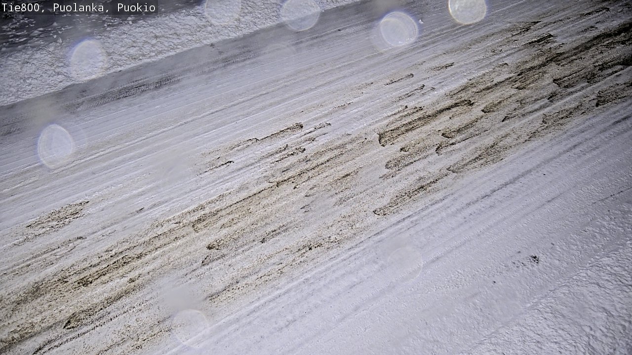 Weather Camera Image Road 800 Puolanka, Puokio, Puolanka, Kainuu