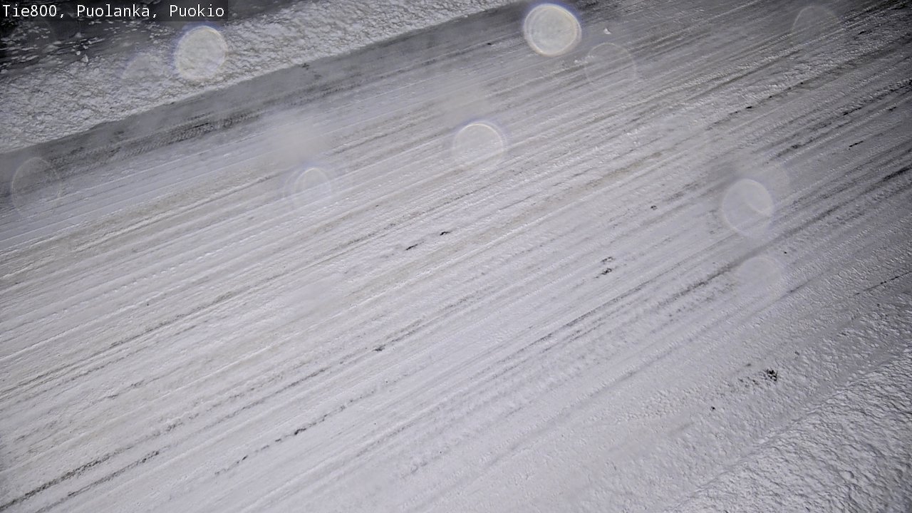 Weather Camera Image Road 800 Puolanka, Puokio, Puolanka, Kainuu