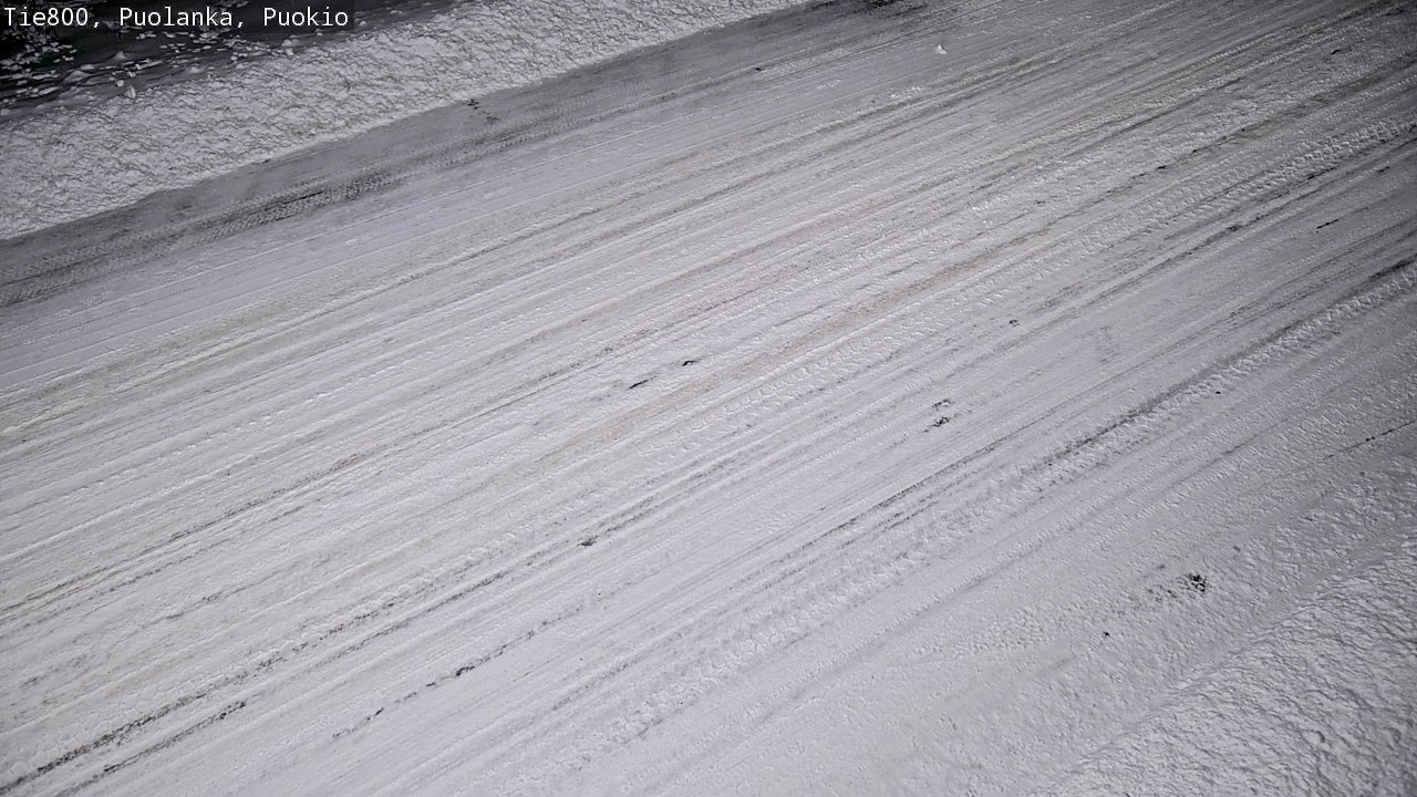 Weather Camera Image Road 800 Puolanka, Puokio, Puolanka, Kainuu