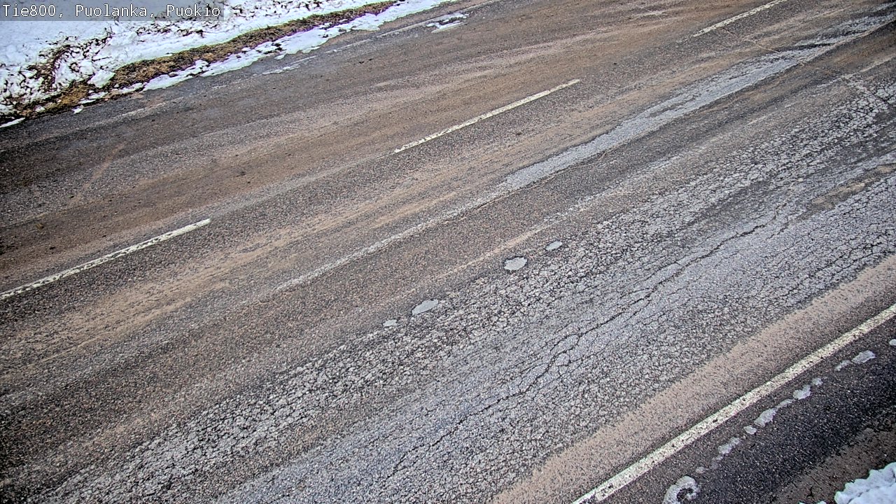 Weather Camera Image Väg 800 Puolanka, Puolanka_Puokio, Puolanka, Kainuu