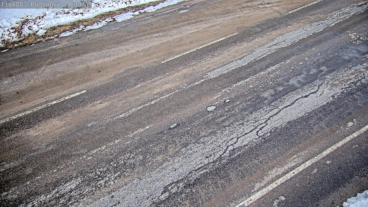 Weather Camera Image Road 800 Puolanka, Puokio, Puolanka, Kainuu
