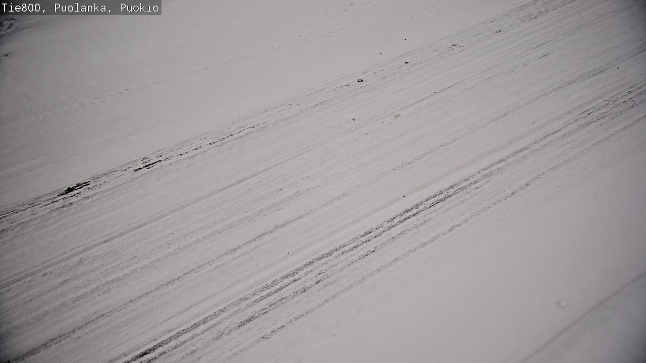 Weather Camera Image Väg 800 Puolanka, Puolanka_Puokio, Puolanka, Kainuu