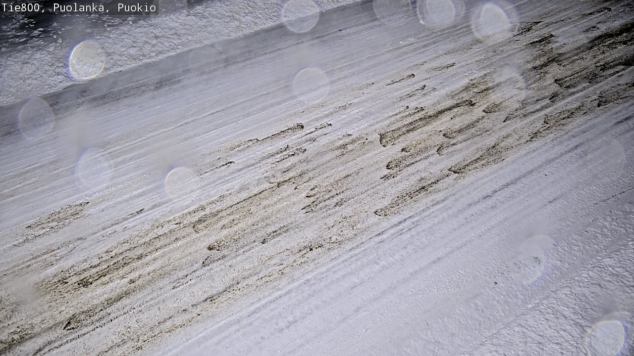 Weather Camera Image Road 800 Puolanka, Puokio, Puolanka, Kainuu