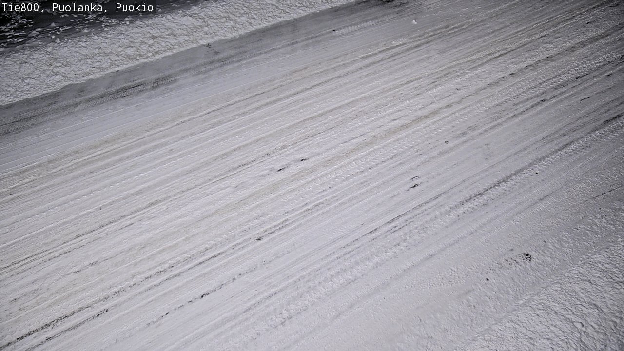 Weather Camera Image Road 800 Puolanka, Puokio, Puolanka, Kainuu