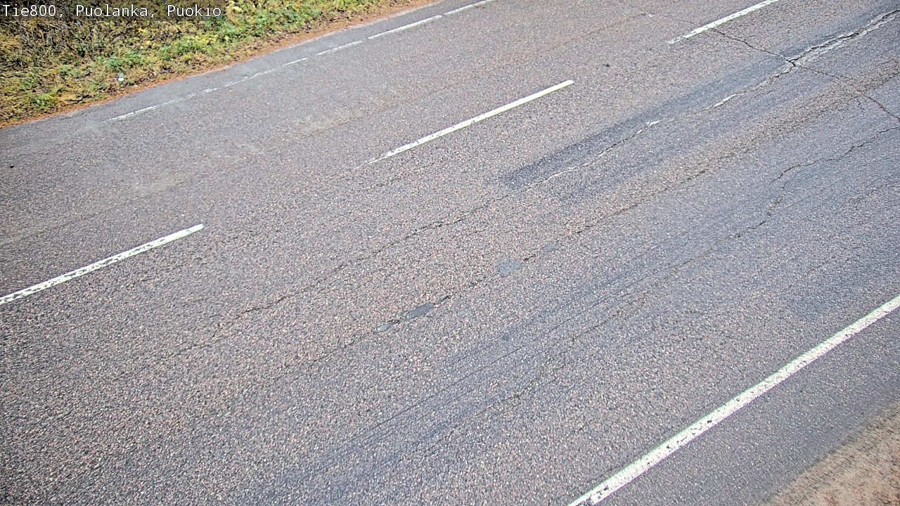 Weather Camera Image Road 800 Puolanka, Puokio, Puolanka, Kainuu