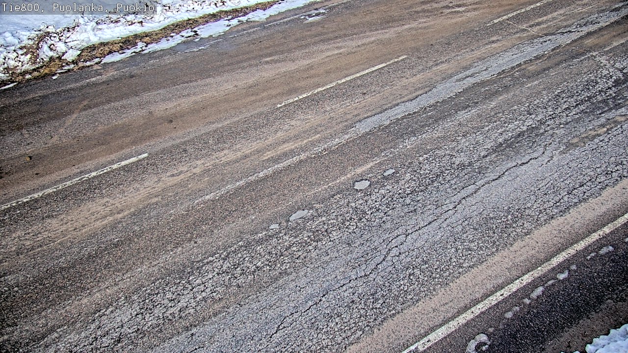 Weather Camera Image Väg 800 Puolanka, Puolanka_Puokio, Puolanka, Kainuu