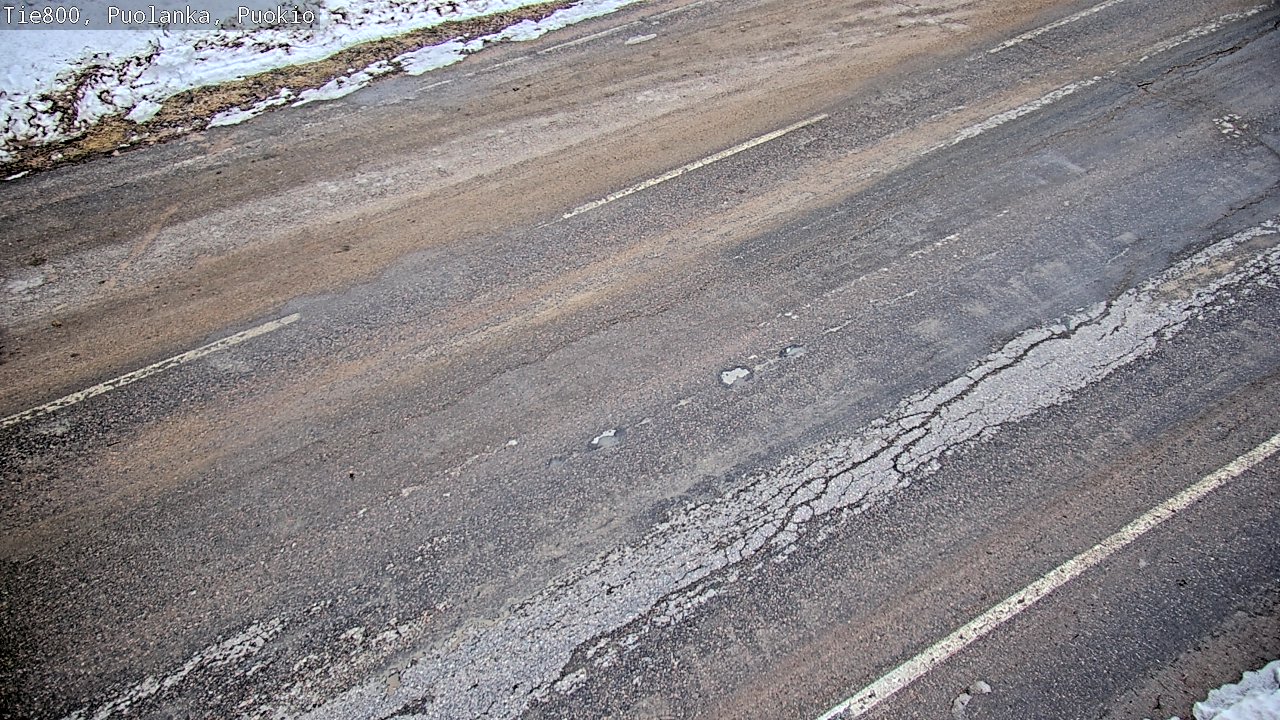 Weather Camera Image Road 800 Puolanka, Puokio, Puolanka, Kainuu