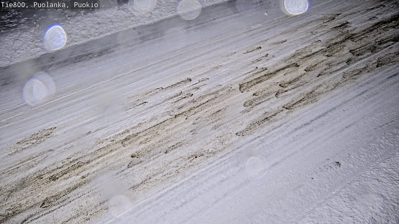 Weather Camera Image Road 800 Puolanka, Puokio, Puolanka, Kainuu