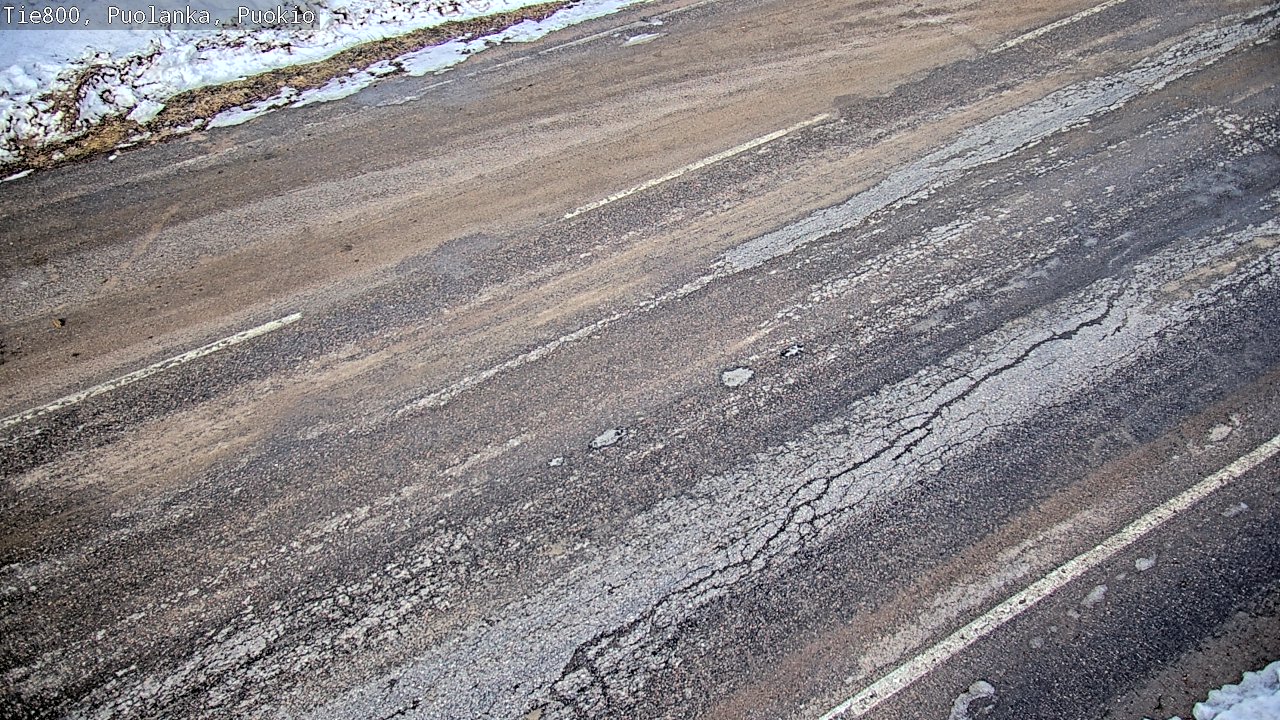 Weather Camera Image Väg 800 Puolanka, Puolanka_Puokio, Puolanka, Kainuu