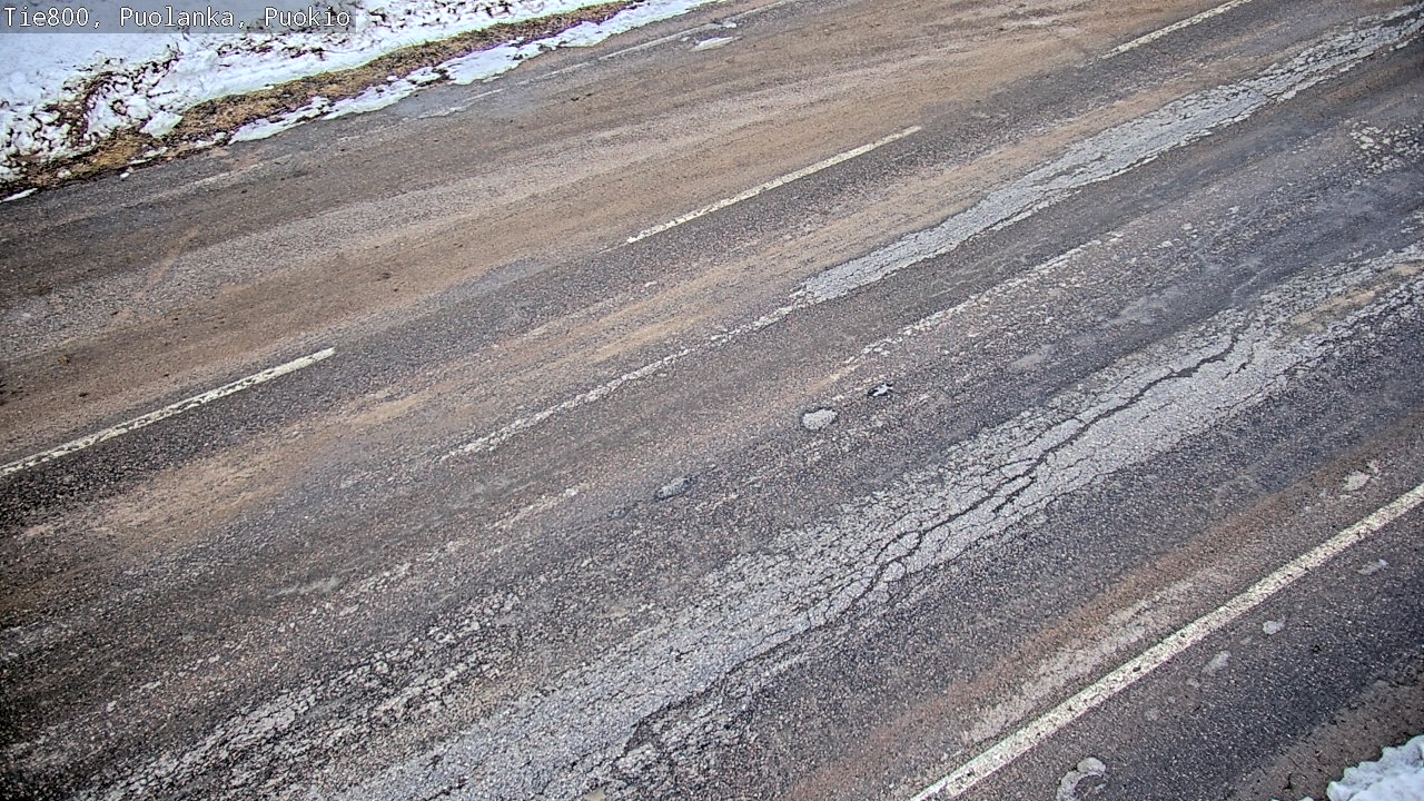 Weather Camera Image Road 800 Puolanka, Puokio, Puolanka, Kainuu