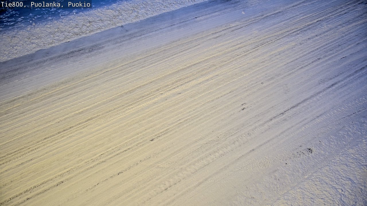Weather Camera Image Road 800 Puolanka, Puokio, Puolanka, Kainuu