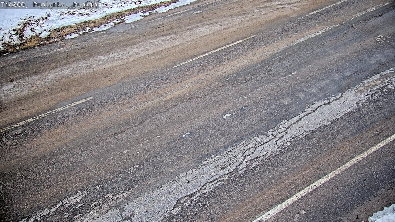 Weather Camera Image Road 800 Puolanka, Puokio, Puolanka, Kainuu
