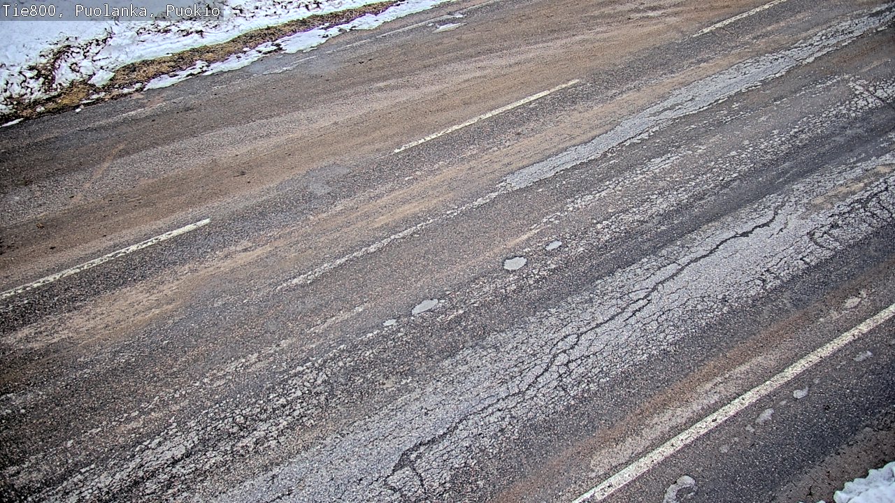 Weather Camera Image Väg 800 Puolanka, Puolanka_Puokio, Puolanka, Kainuu