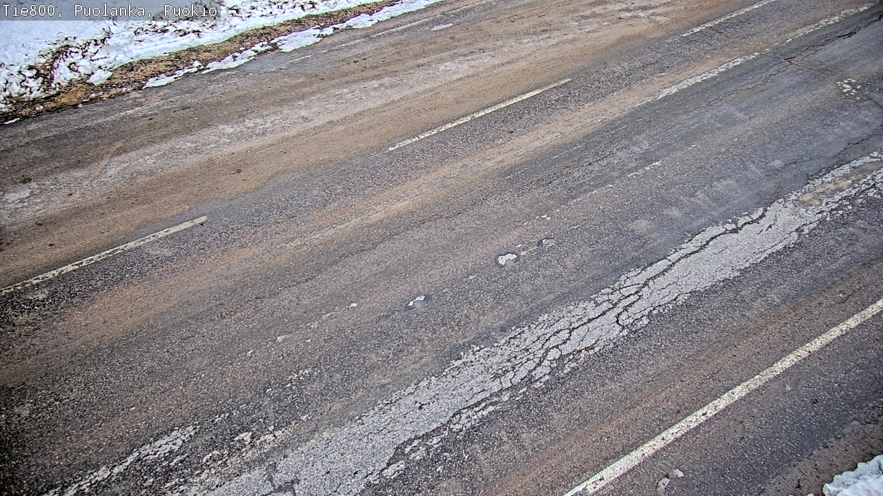Weather Camera Image Road 800 Puolanka, Puokio, Puolanka, Kainuu