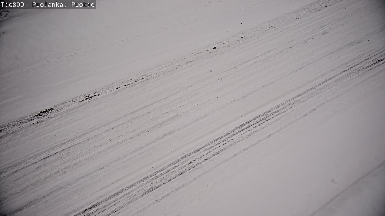 Weather Camera Image Väg 800 Puolanka, Puolanka_Puokio, Puolanka, Kainuu