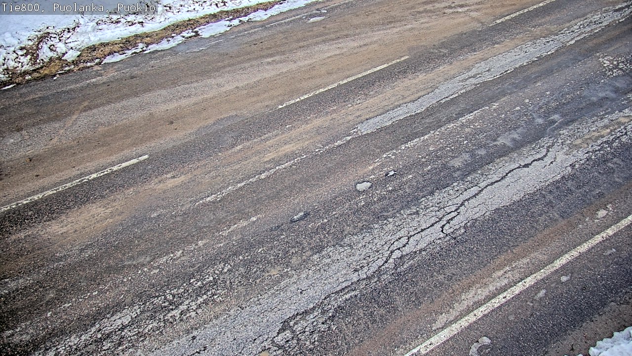 Weather Camera Image Road 800 Puolanka, Puokio, Puolanka, Kainuu