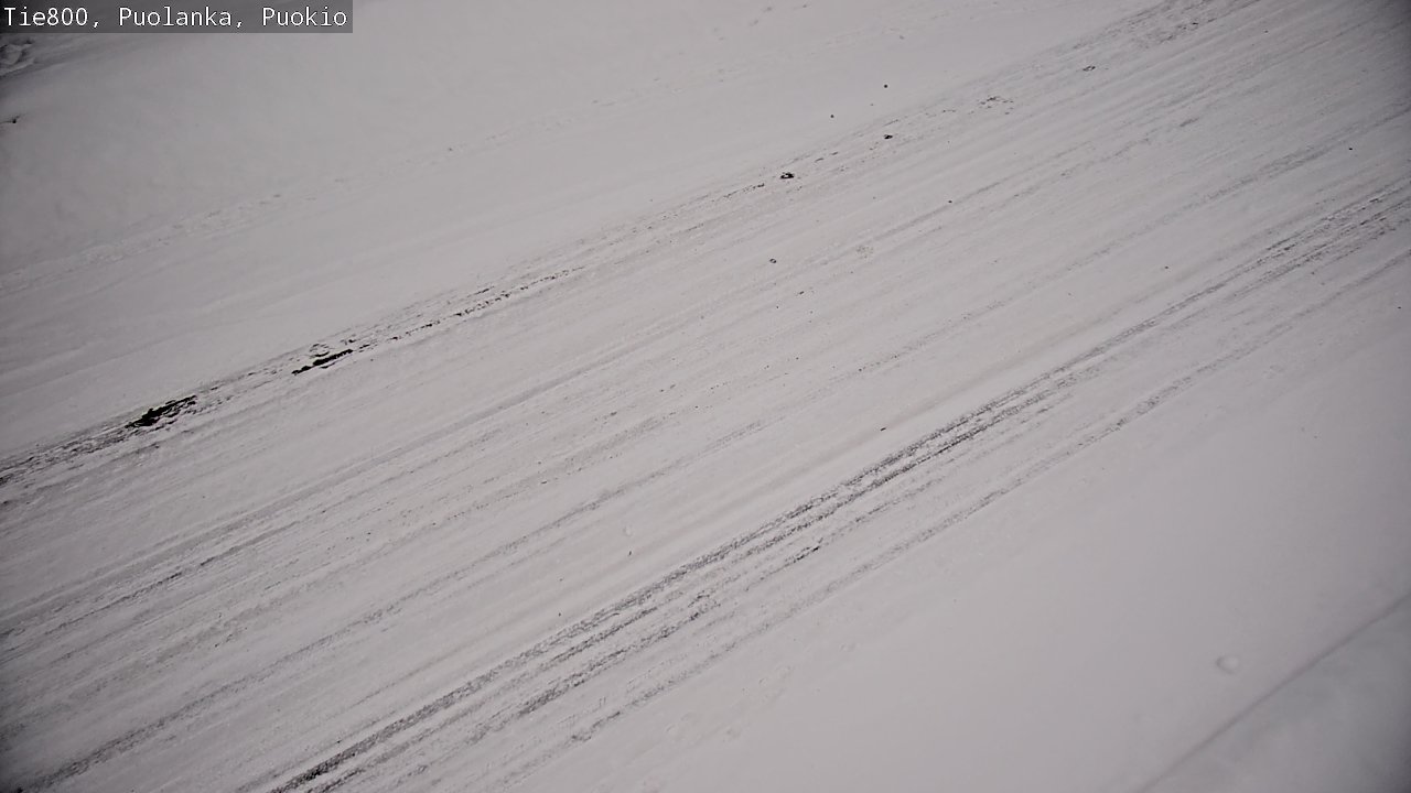Weather Camera Image Väg 800 Puolanka, Puolanka_Puokio, Puolanka, Kainuu