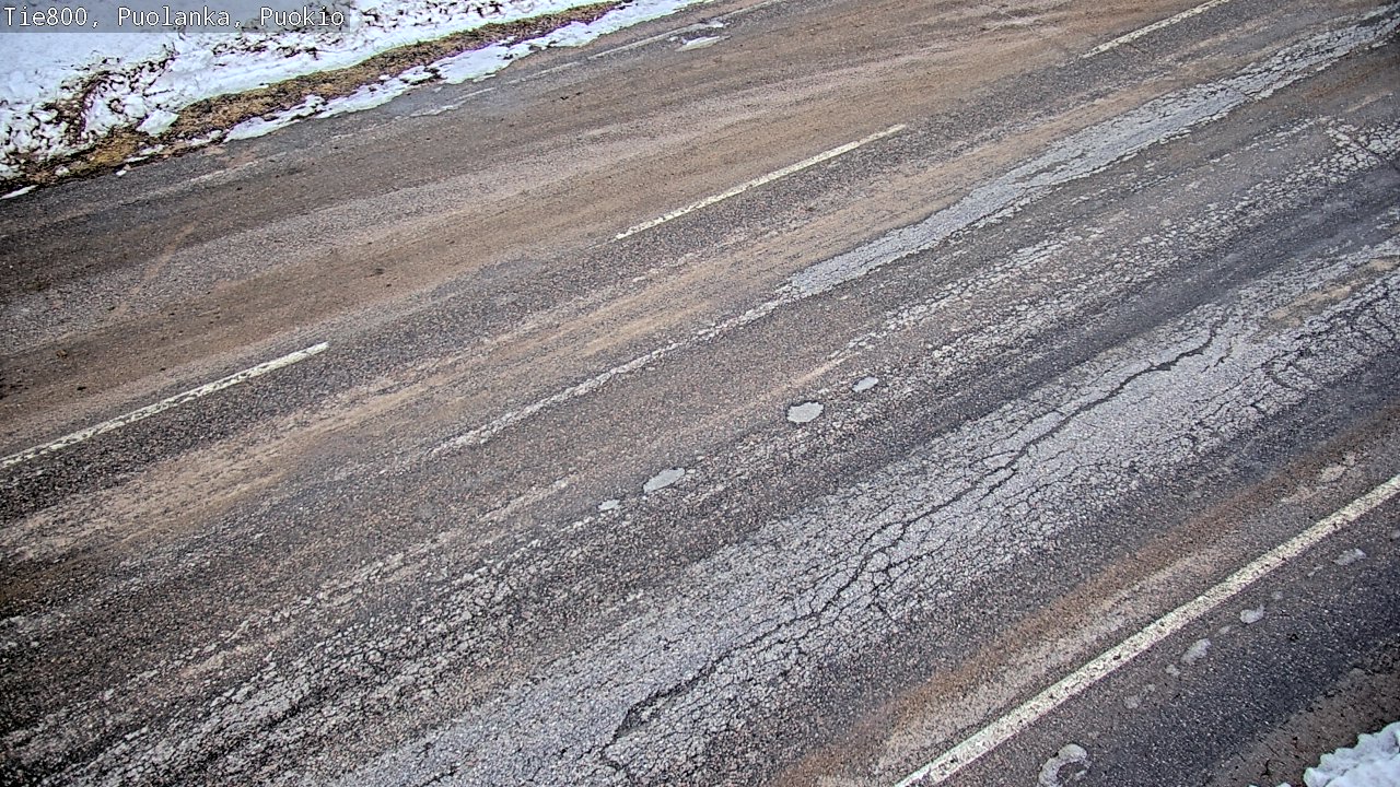 Weather Camera Image Väg 800 Puolanka, Puolanka_Puokio, Puolanka, Kainuu