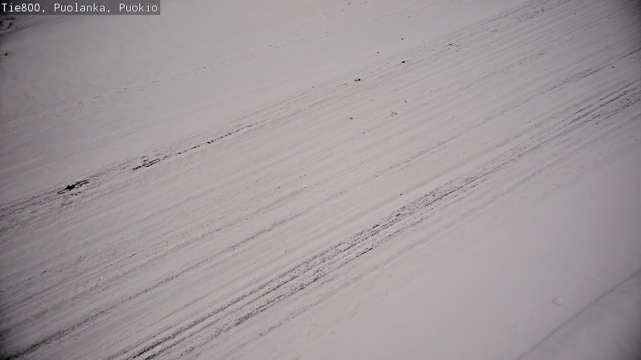 Weather Camera Image Väg 800 Puolanka, Puolanka_Puokio, Puolanka, Kainuu