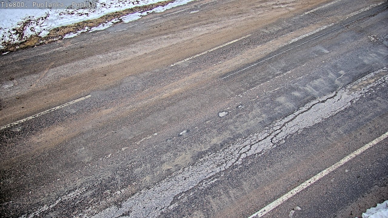 Weather Camera Image Road 800 Puolanka, Puokio, Puolanka, Kainuu