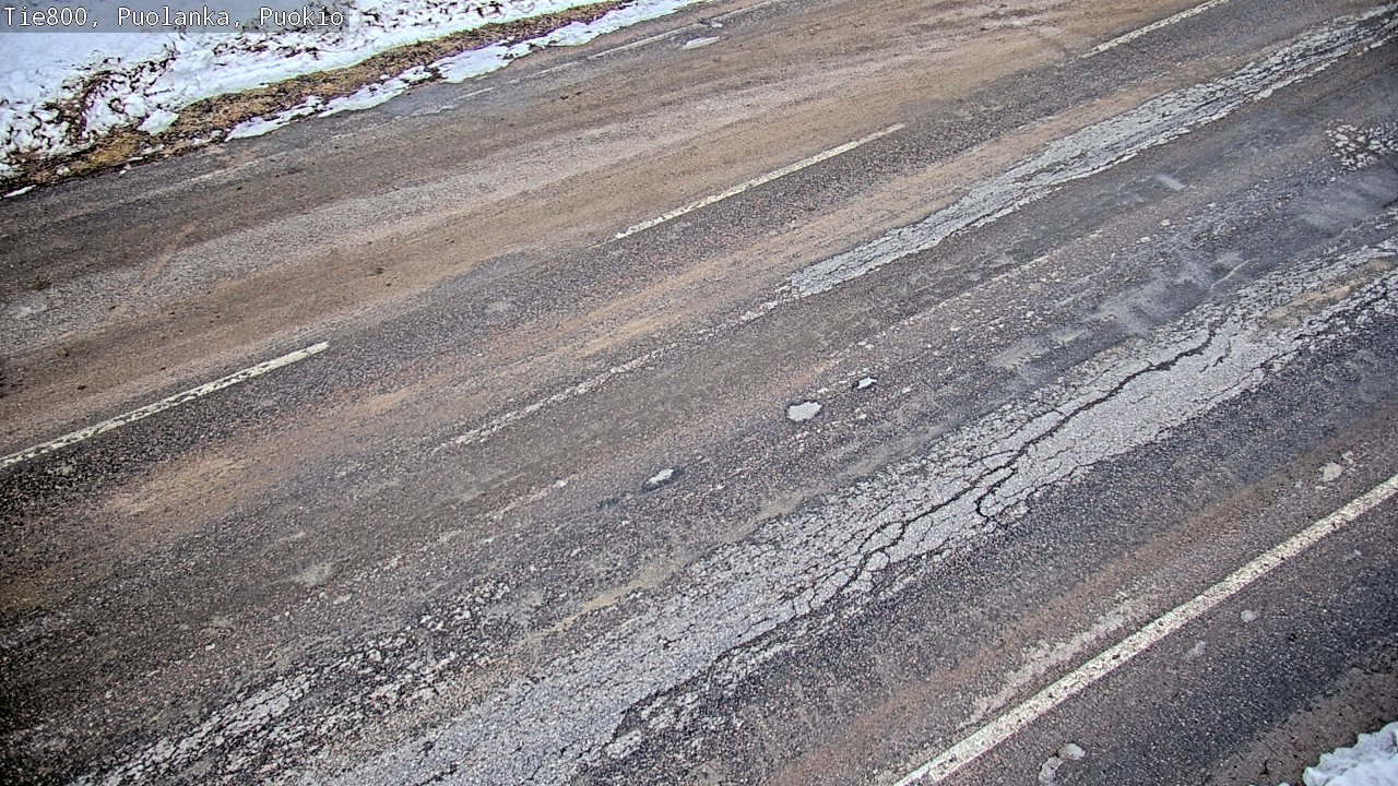 Weather Camera Image Road 800 Puolanka, Puokio, Puolanka, Kainuu