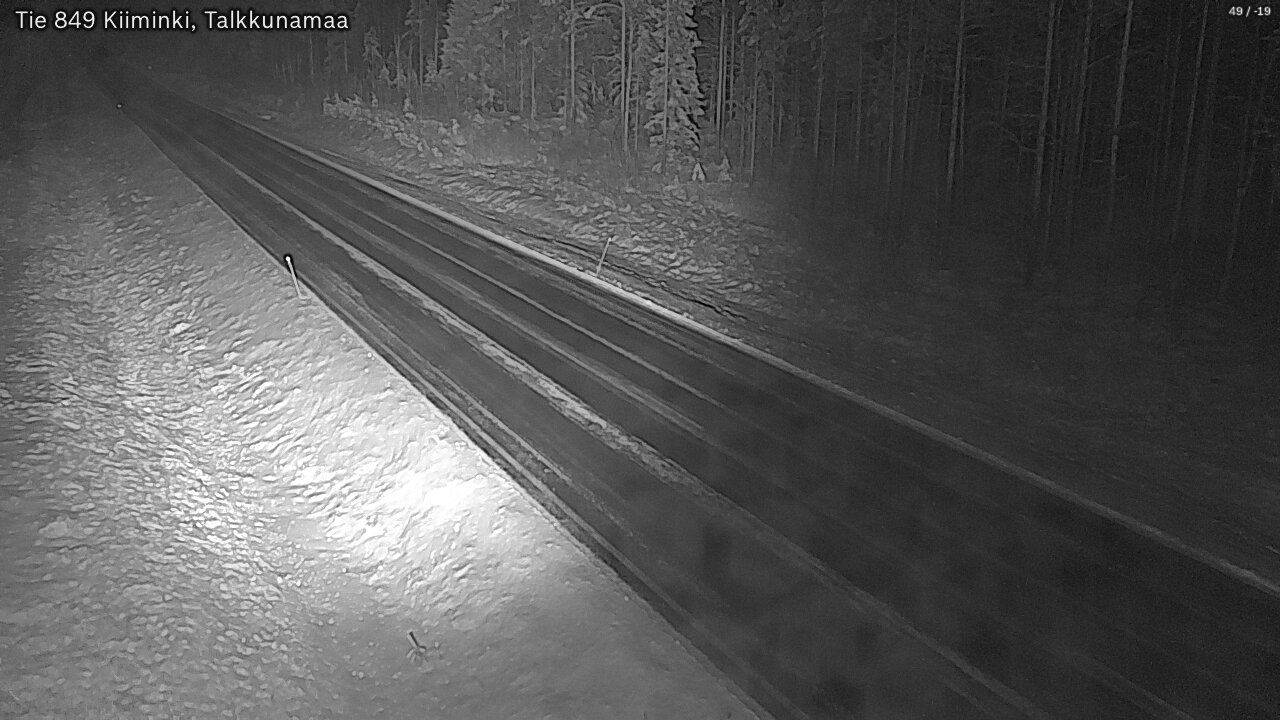 Kelikamerat Kuva Tie 849 Kiiminki, Talkkunamaa, Oulu, Pohjois-Pohjanmaa