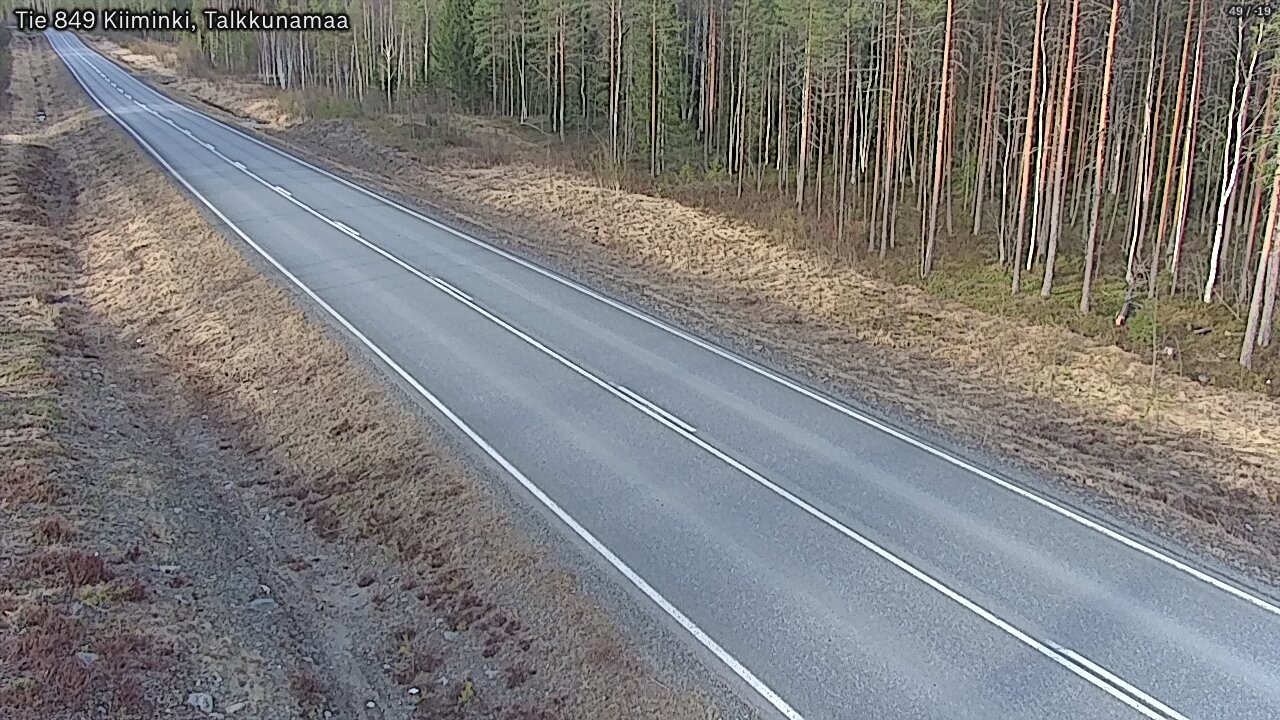 Kelikamerat Kuva Tie 849 Kiiminki, Talkkunamaa, Oulu, Pohjois-Pohjanmaa
