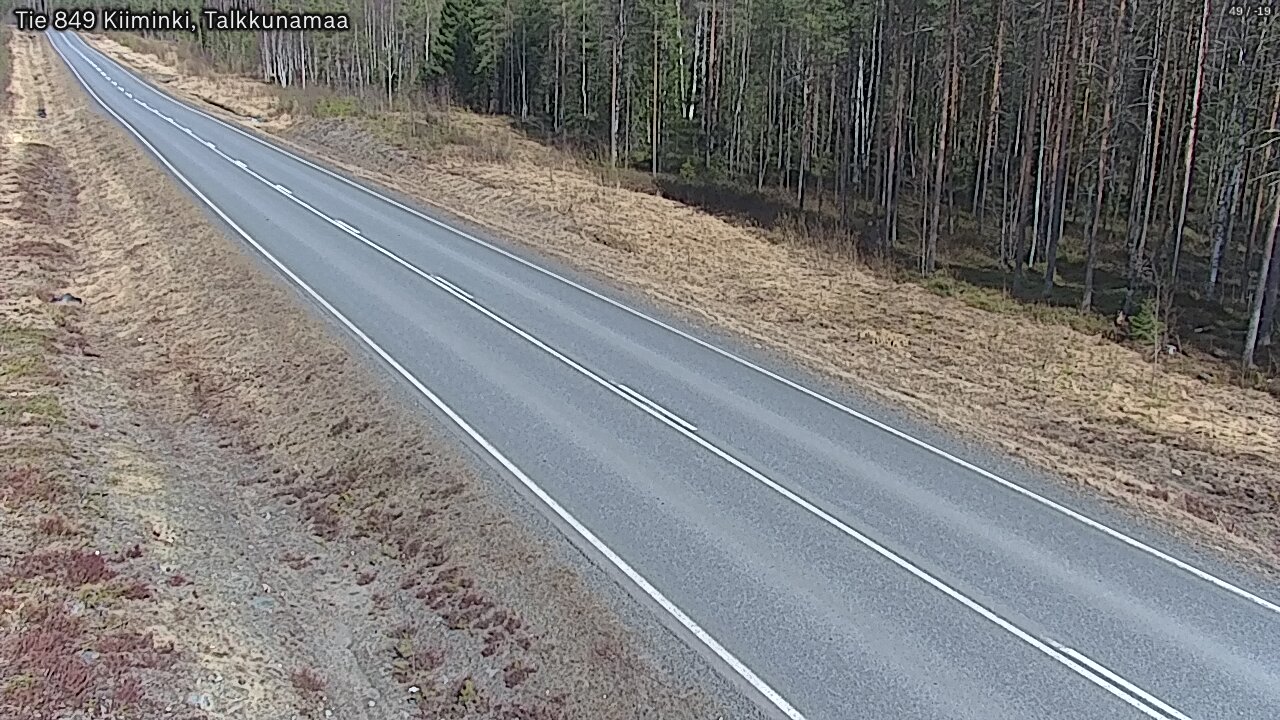 Kelikamerat Kuva Tie 849 Kiiminki, Talkkunamaa, Oulu, Pohjois-Pohjanmaa